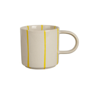tasse beige rayé jaune sema (2) (1)