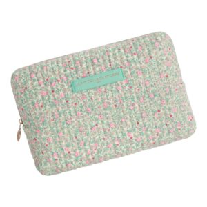 trousse grande matelassée fleuri fleuri douceur céladon la petite cachottiere (3)