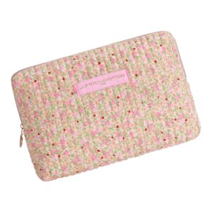trousse grande matelassée fleuri fleuri romance rose la petite cachottiere (2)