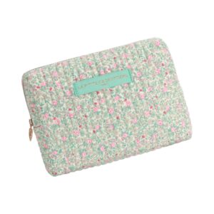 trousse matelassée fleurie douceur céladon la petite cachottiere (3) (1)
