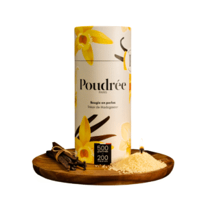 kit bougie parfumée en perles trésor de madagascar + mèches poudrée (2) (1)