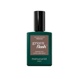 vernis semi-permanent green flash manucurist freckles marron glacé (3)