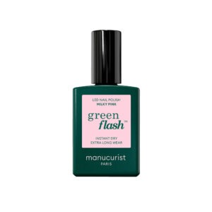 vernis semi-permanent green flash manucurist milky pink rose pastel (13)