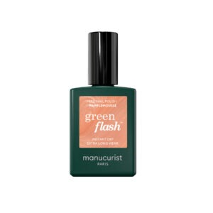 vernis semi-permanent green flash manucurist pamplemousse orange clair irisé (3)