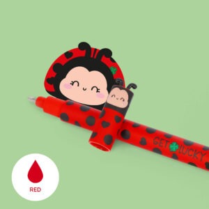 EP0074 stylo gel effacable coccinelle rouge legami (2)