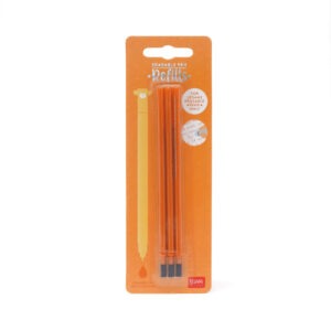 REFEP0011 3 recharges de stylo à encre gel effacable orange legami (3)
