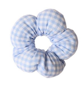 LPS-38126-Chouchou carreaux vichy bleu