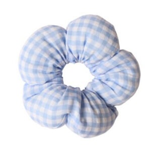 LPS-38126-Chouchou carreaux vichy bleu