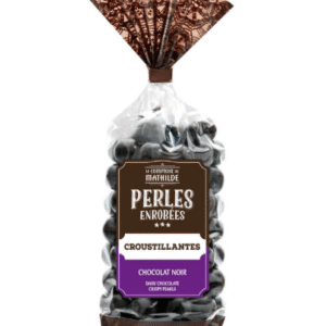 LCM-TURBI0494- PERLE ENROBE CHOCOLAT NOIR
