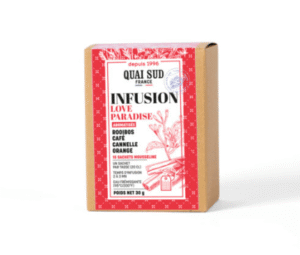QUS-1ILOVEB15-IFUSION BOIT DE 15 LOVE PARADISE ROOIBOS CAFE CANNELLE ORANGE