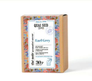 QUS-1TEARLB15- THE NOIR EARL GREY BERGAMOTE -BOITE 15